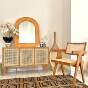Rattan Pierre Jeanneret Chair